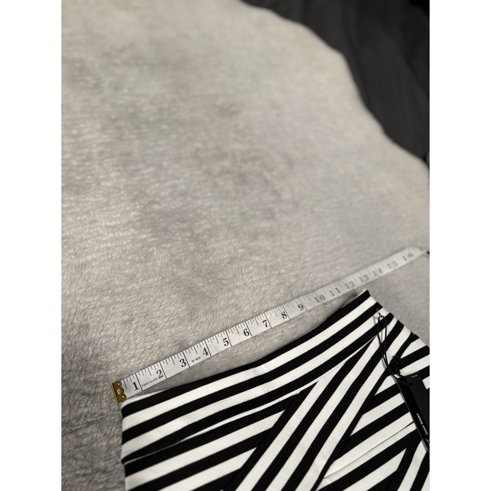 New‎ Express High Waist Black White Stripe Pencil Skirt Casual Business Size 00 - Picture 5 of 8
